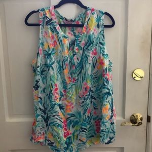 EUC Lilly Pulitzer Stacey Top. XL